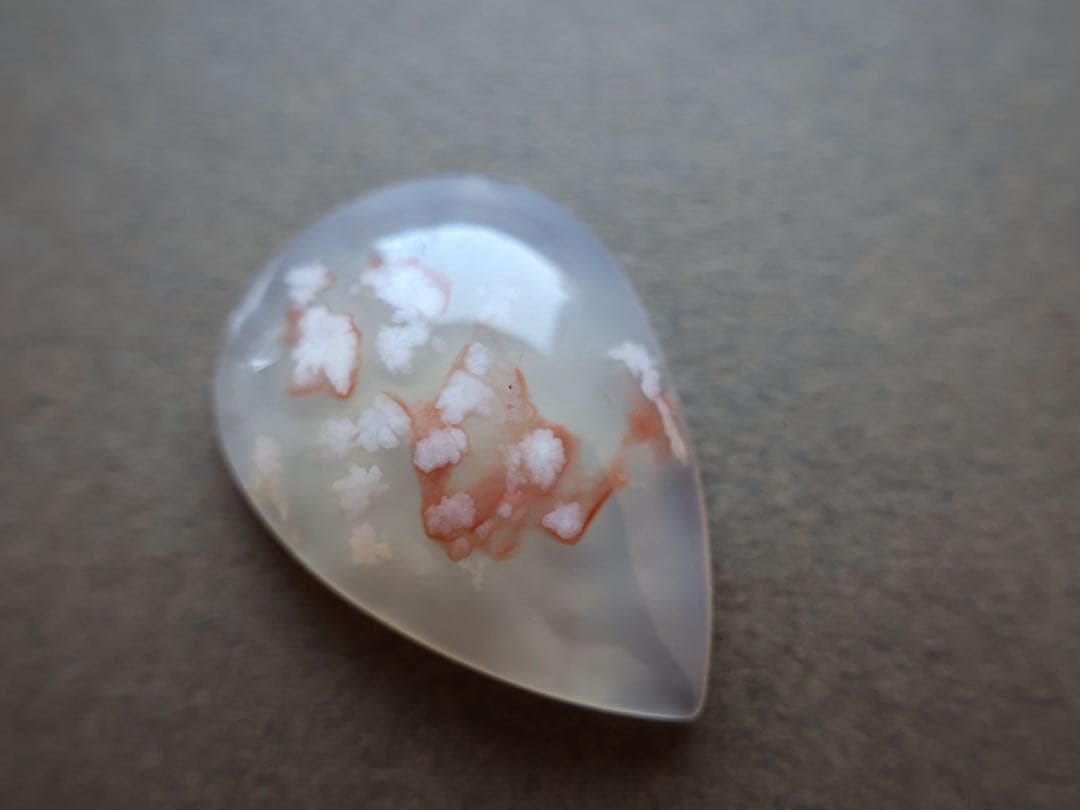 いちまま 桜瑪瑙　マクラメ　ネックレス