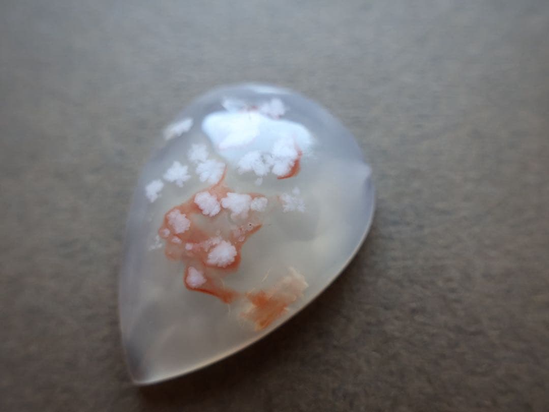 いちまま 桜瑪瑙　マクラメ　ネックレス