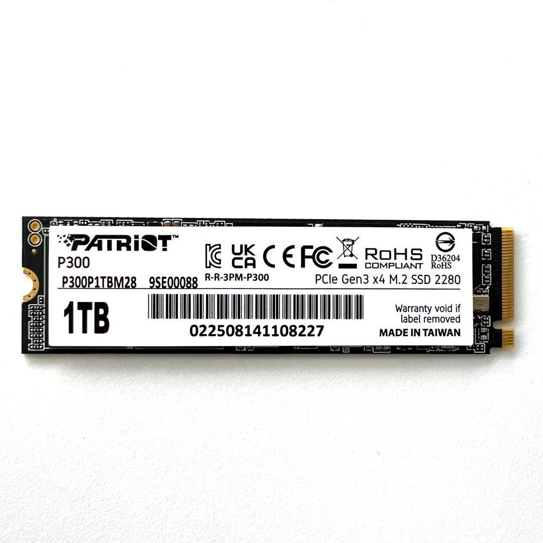 使用時間534時間 Patriot Memory P300 1TB 動作確認済