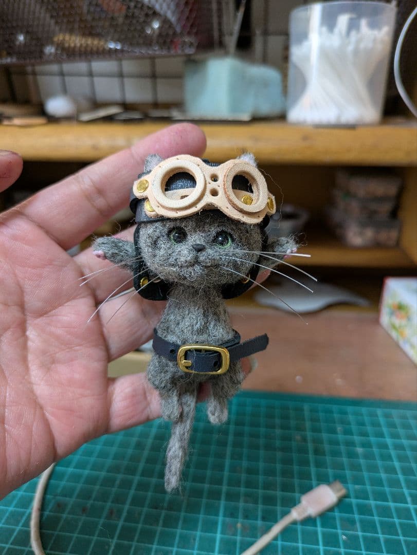 ねこ Mariko出品 豆猫PECO-LIN