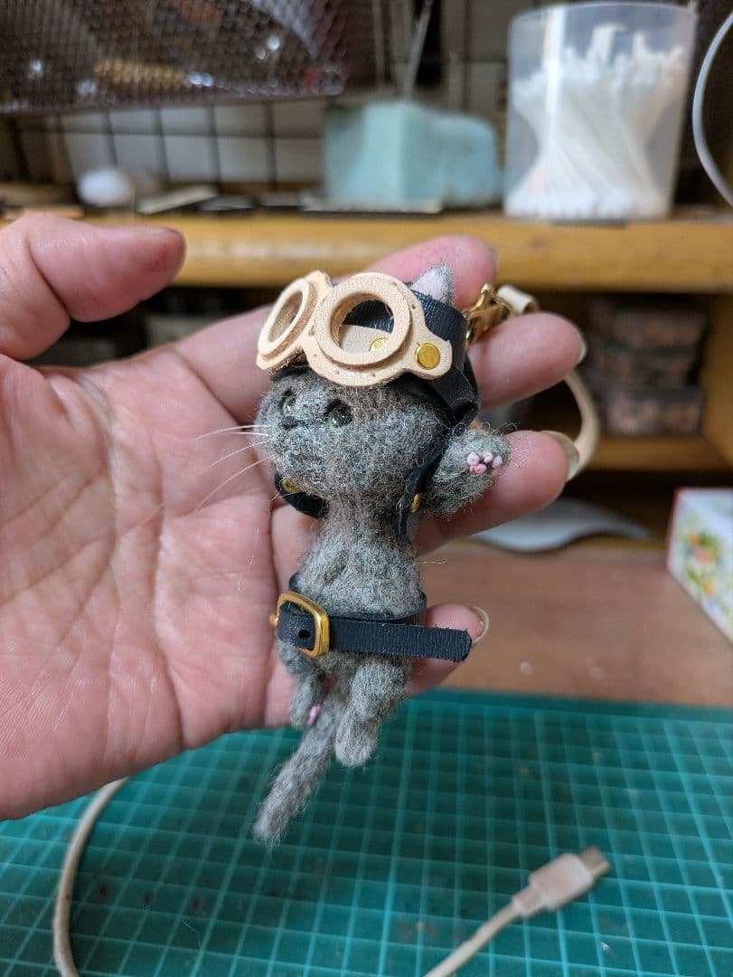 ねこ Mariko出品 豆猫PECO-LIN