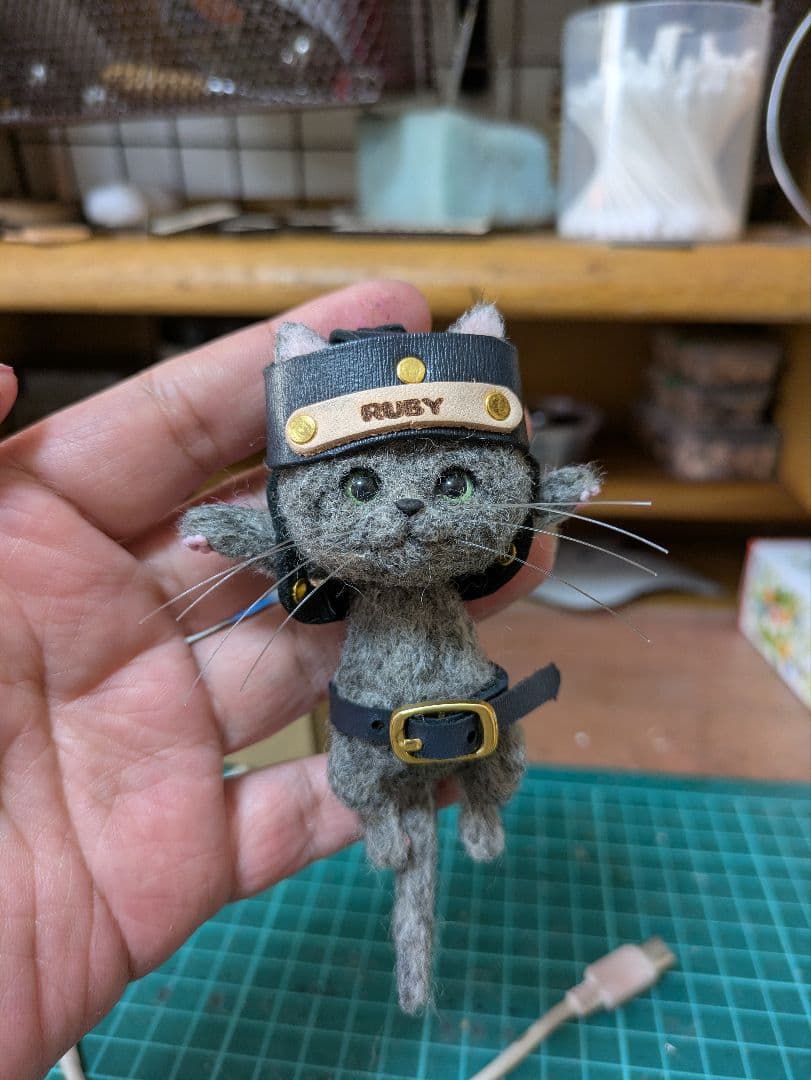 ねこ Mariko出品 豆猫PECO-LIN