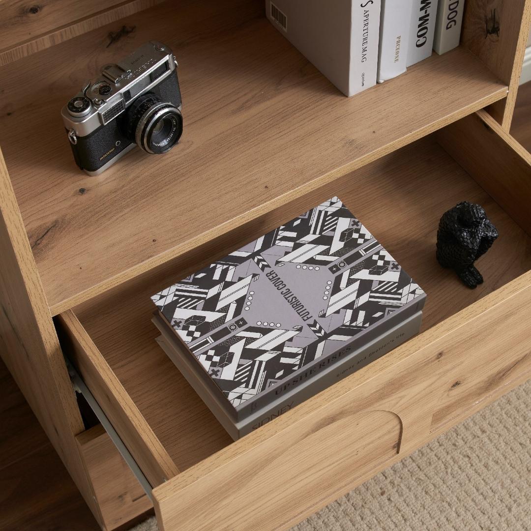 限定価格！リビング収納 サイドボード 引き出しリビングボード　NATURAL