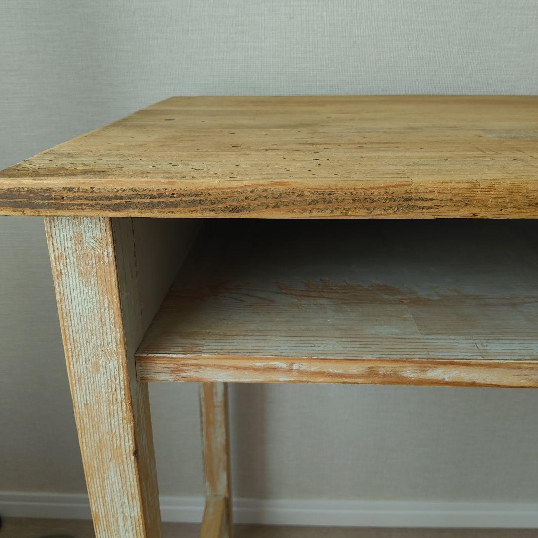 ハンドメイド　机　古道具