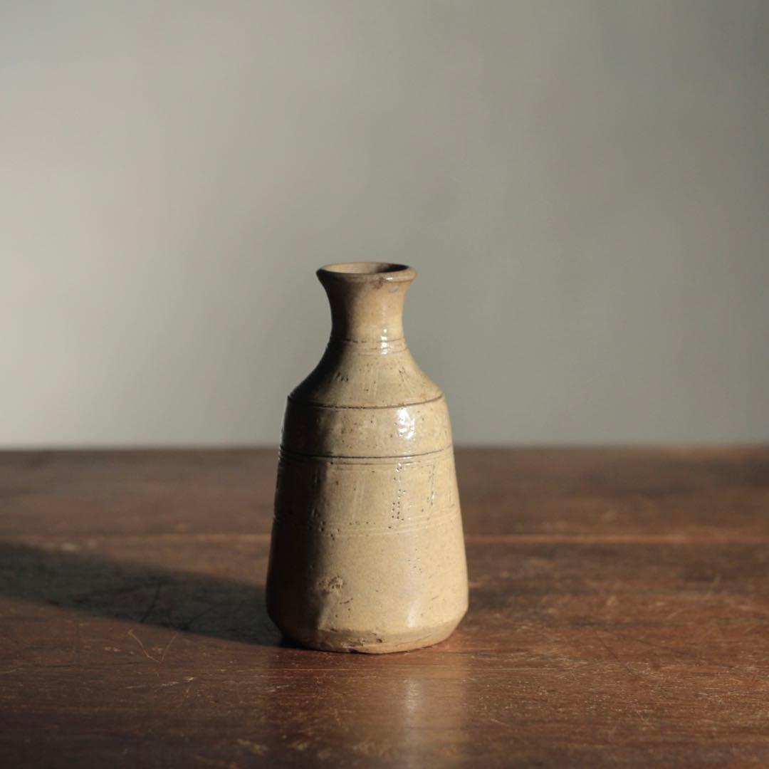 美濃 彫文 徳利 江戸時代 古美術 古道具 アンティーク 酒器