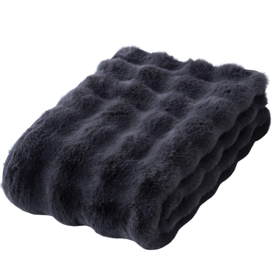 【新品】ふわとろ毛布 シングル グレー2枚 洗える 高密度 敷きパッド