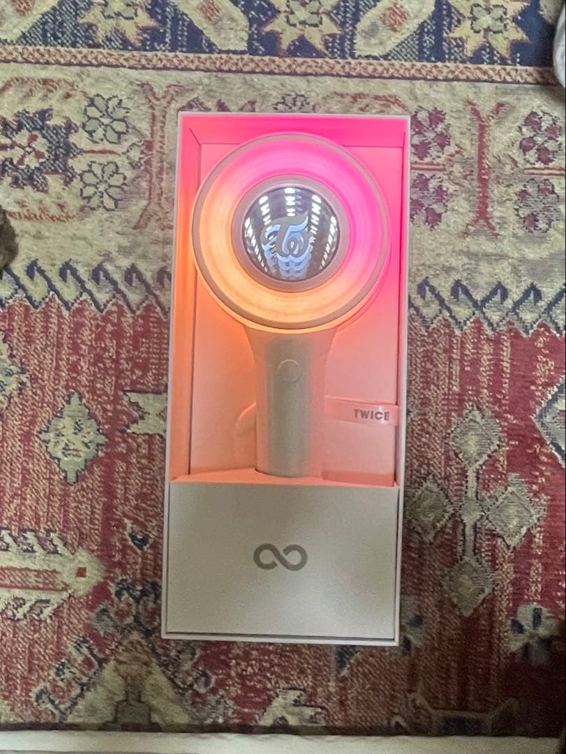 TWICE ペンライト ホワイト 写真カード付き