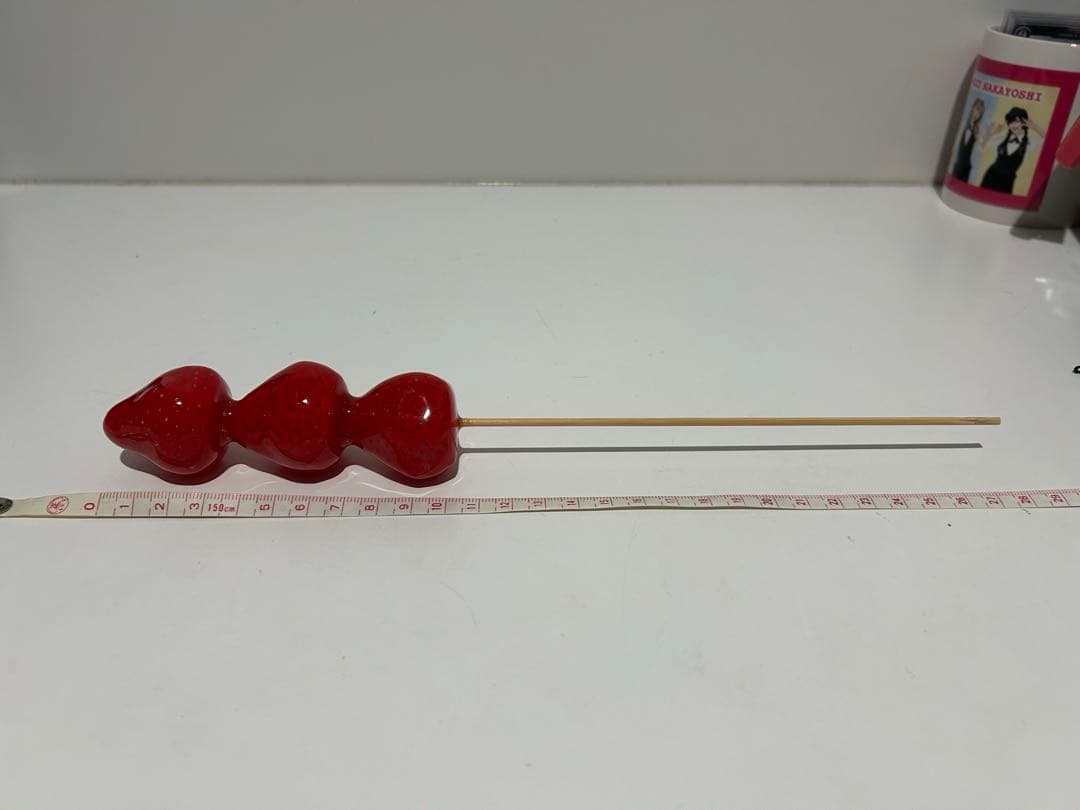 ALOHA　本物そっくり✨いちご飴 タンフル　食品サンプル 10本セット