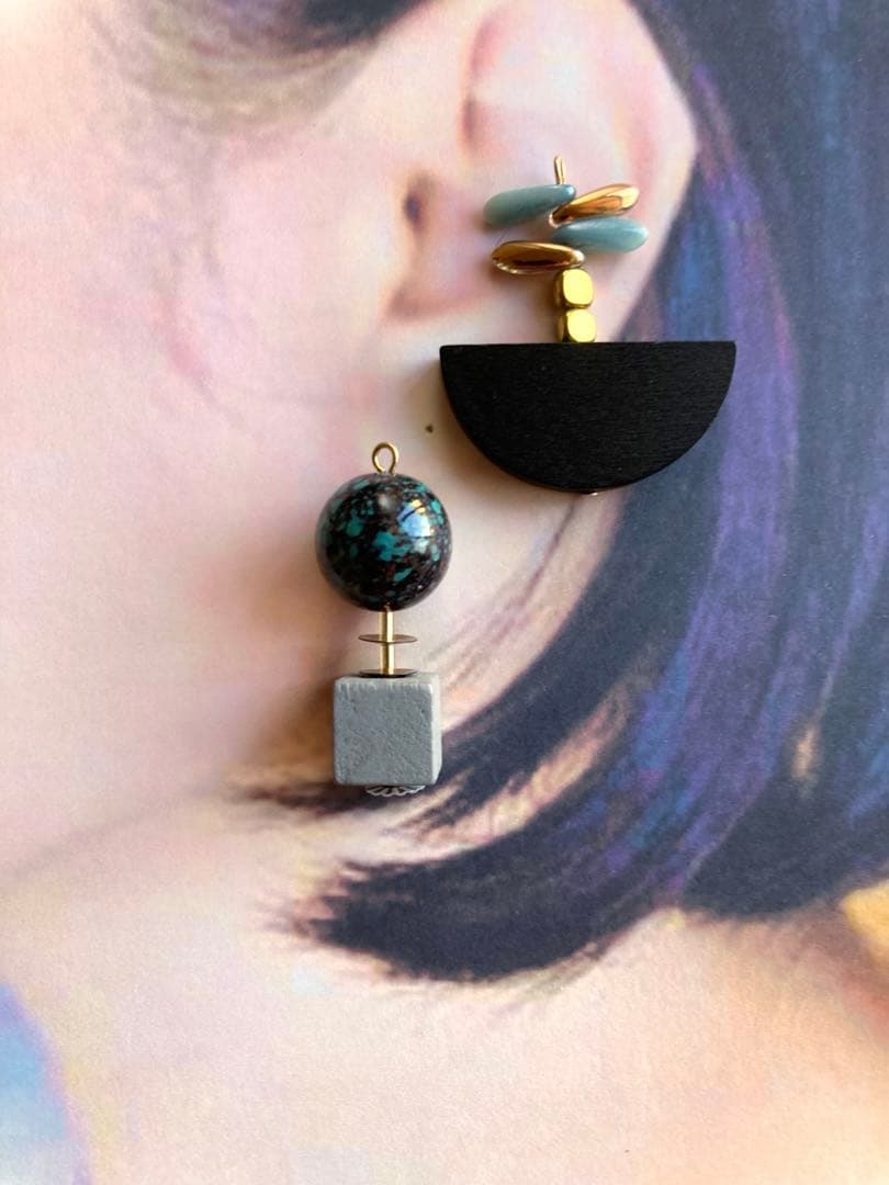 no.0333 羽根のダガーとシックなウッド