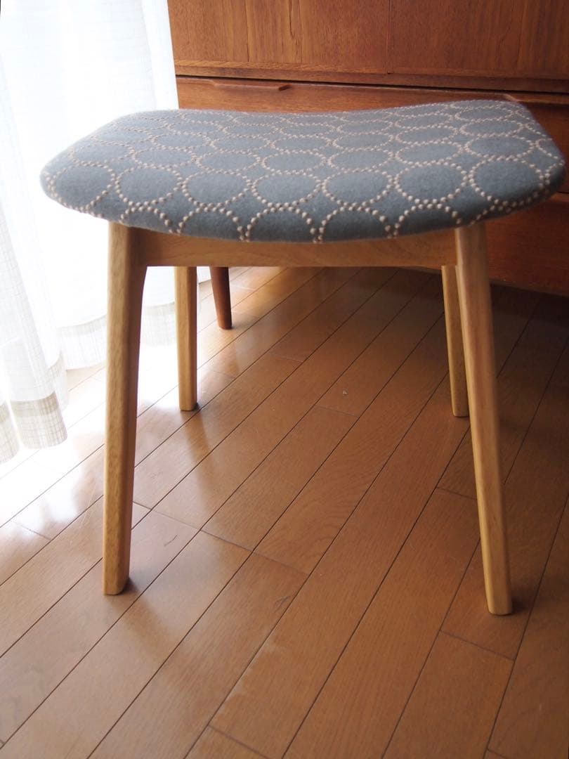 かかさん専用 ミナペルホネン ハンドメイド スツール 2脚セット 生地 チェア