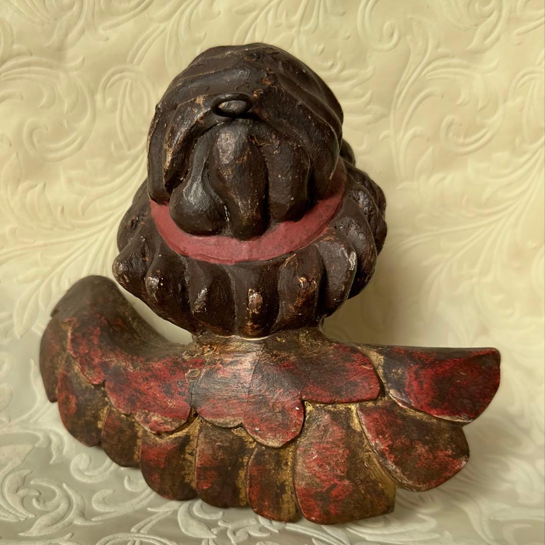 天使セラフィムとケルビムの彫刻 2体セット