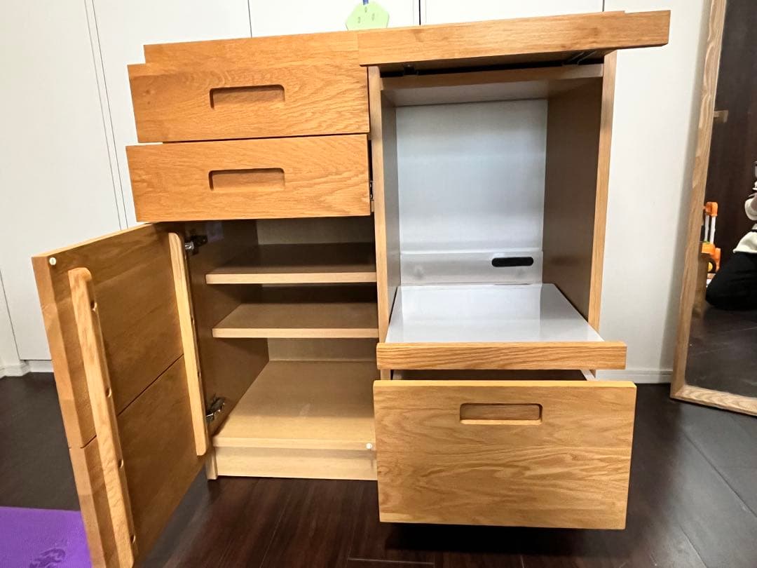 【お譲り先決定】unico ヒュッテ HUTTE キッチンカウンター（S）