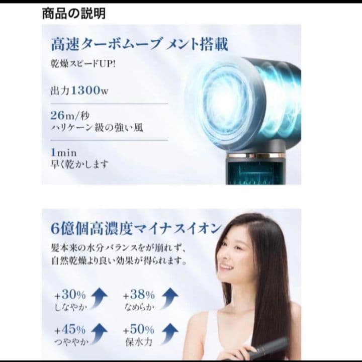 【50%off】くるくるドライヤー ドライヤー 大風量 速乾 カールドライヤー