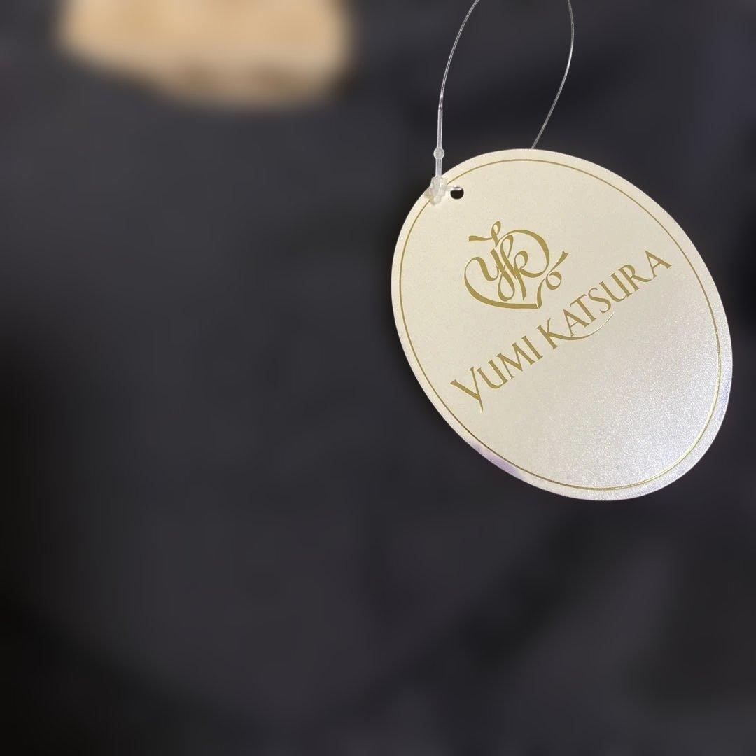 未使用新品　桂由美　YUMI KATSURA 割烹着 長袖エプロン　黒　 M