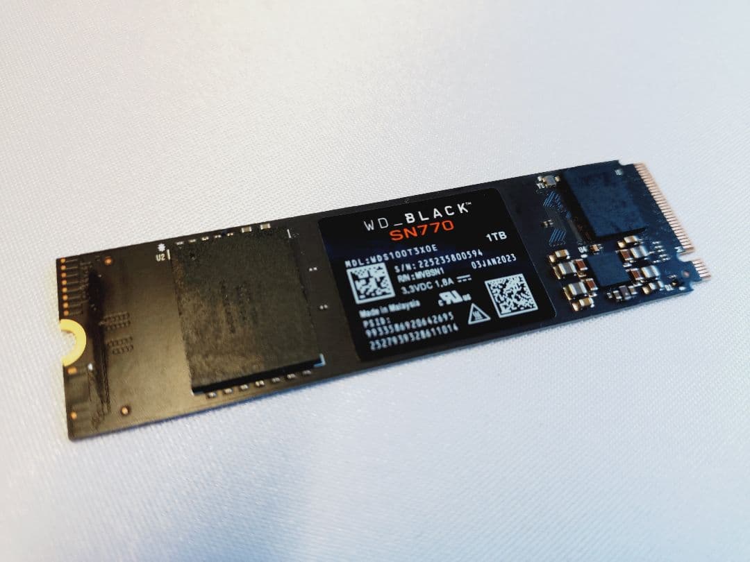 内蔵型SSD WD_BLACK SN770 1TB NVMe SSD