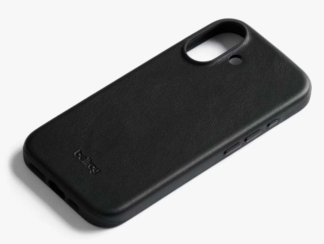 Bellroy Phone Case iPhone 17用 レザースマホケース黒