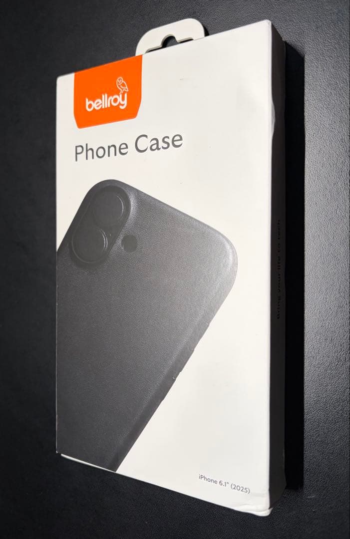 Bellroy Phone Case iPhone 17用 レザースマホケース黒