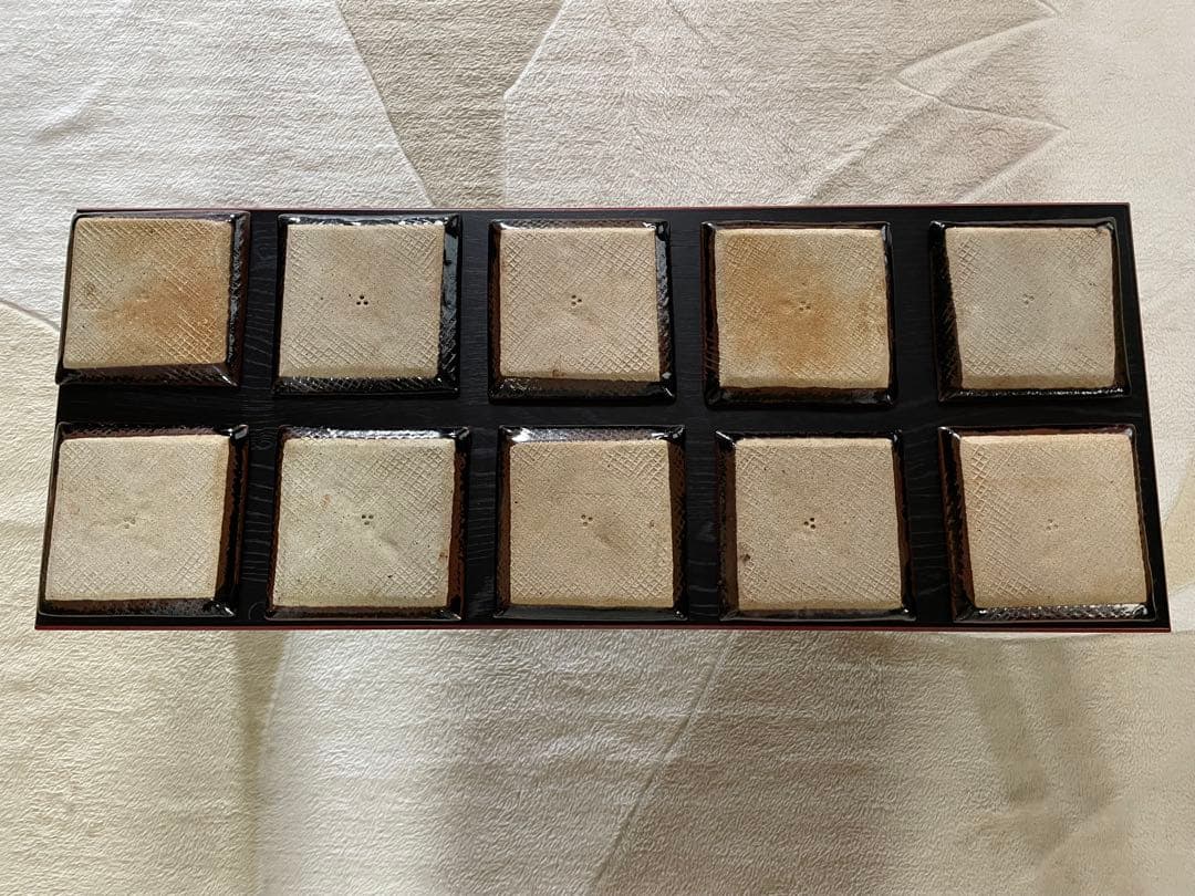 唐津焼　木乃葉文　銘々皿　10枚