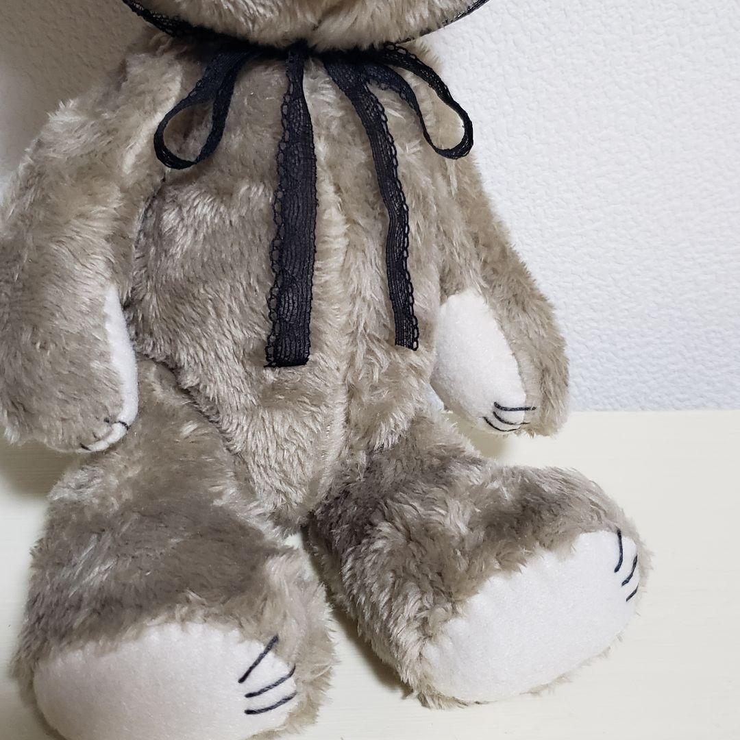 No.714 テディベア(L)　ベージュ×ヘッドアクセサリー