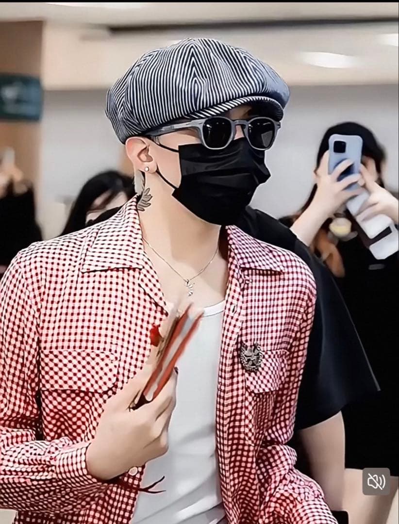 G-DRAGON GD ジヨン ジードラゴン ジヨコス なりきりチェックシャツ