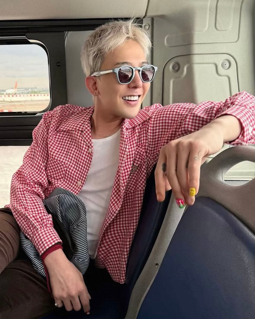 G-DRAGON GD ジヨン ジードラゴン ジヨコス なりきりチェックシャツ