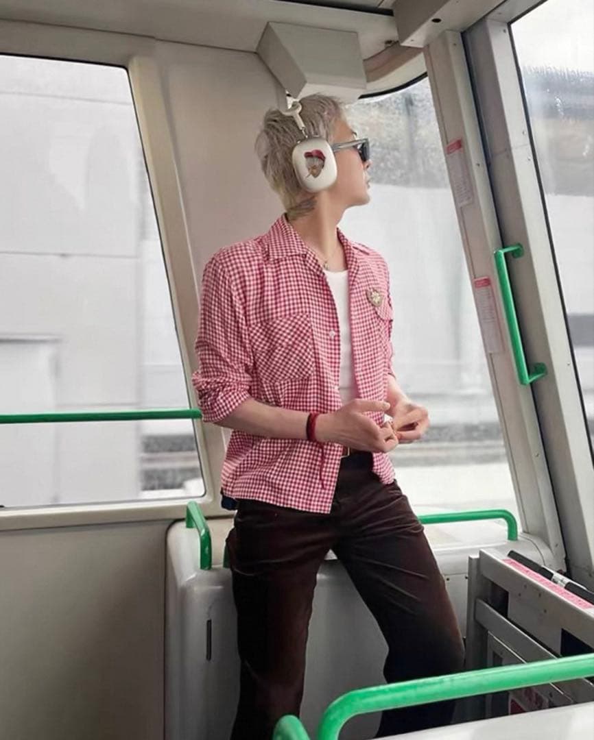 G-DRAGON GD ジヨン ジードラゴン ジヨコス なりきりチェックシャツ