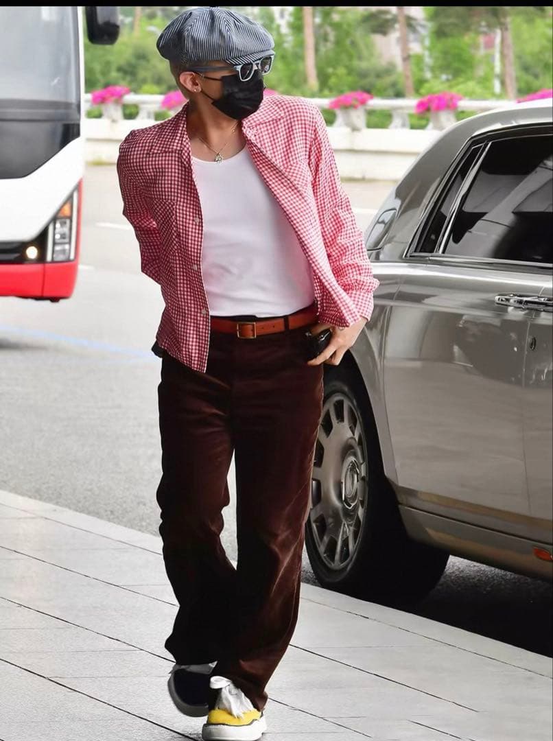 G-DRAGON GD ジヨン ジードラゴン ジヨコス なりきりチェックシャツ