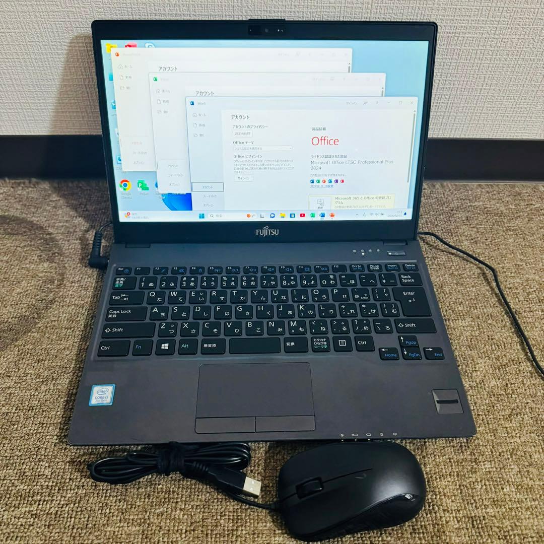 S250 富士通ノートパソコンi5第7世代WEBカメラSSD高速Window11