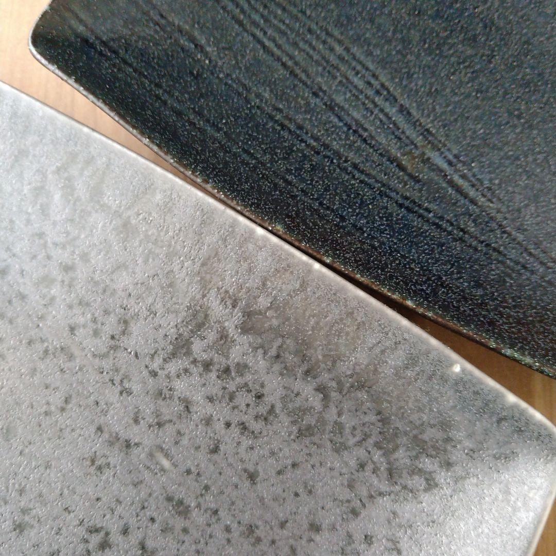 リム十草深皿２枚・オーバル深皿 セージグリーン２枚・線筋角皿４枚