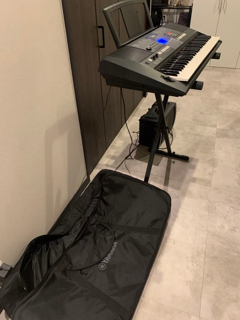 Yamaha MS60D モニタースピーカーとキーボードスタンド