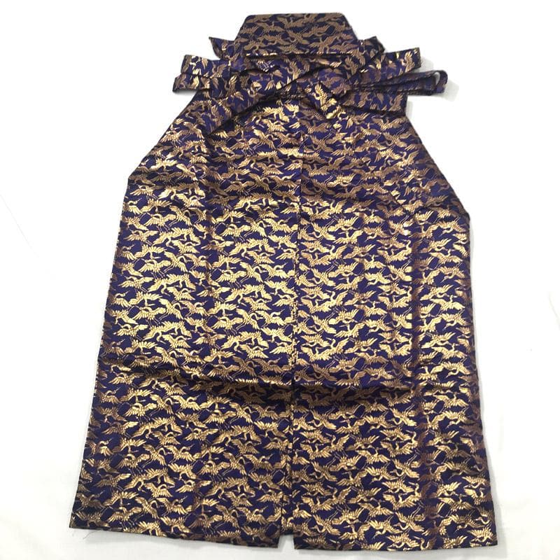 602ab36■袴 青紫 (紐下丈 70cm)踊り 卒園式 節句 百貨店取扱い