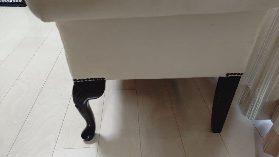 値下げ中！猫脚二人掛けソファー　アンティーク