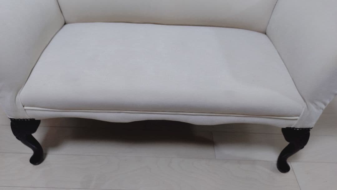 値下げ中！猫脚二人掛けソファー　アンティーク