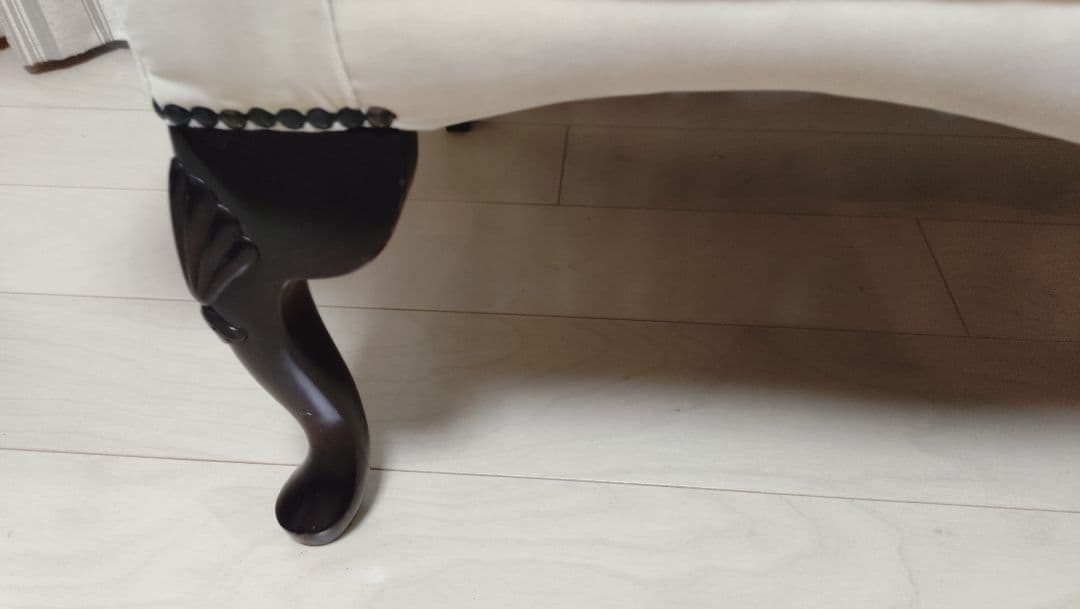 値下げ中！猫脚二人掛けソファー　アンティーク