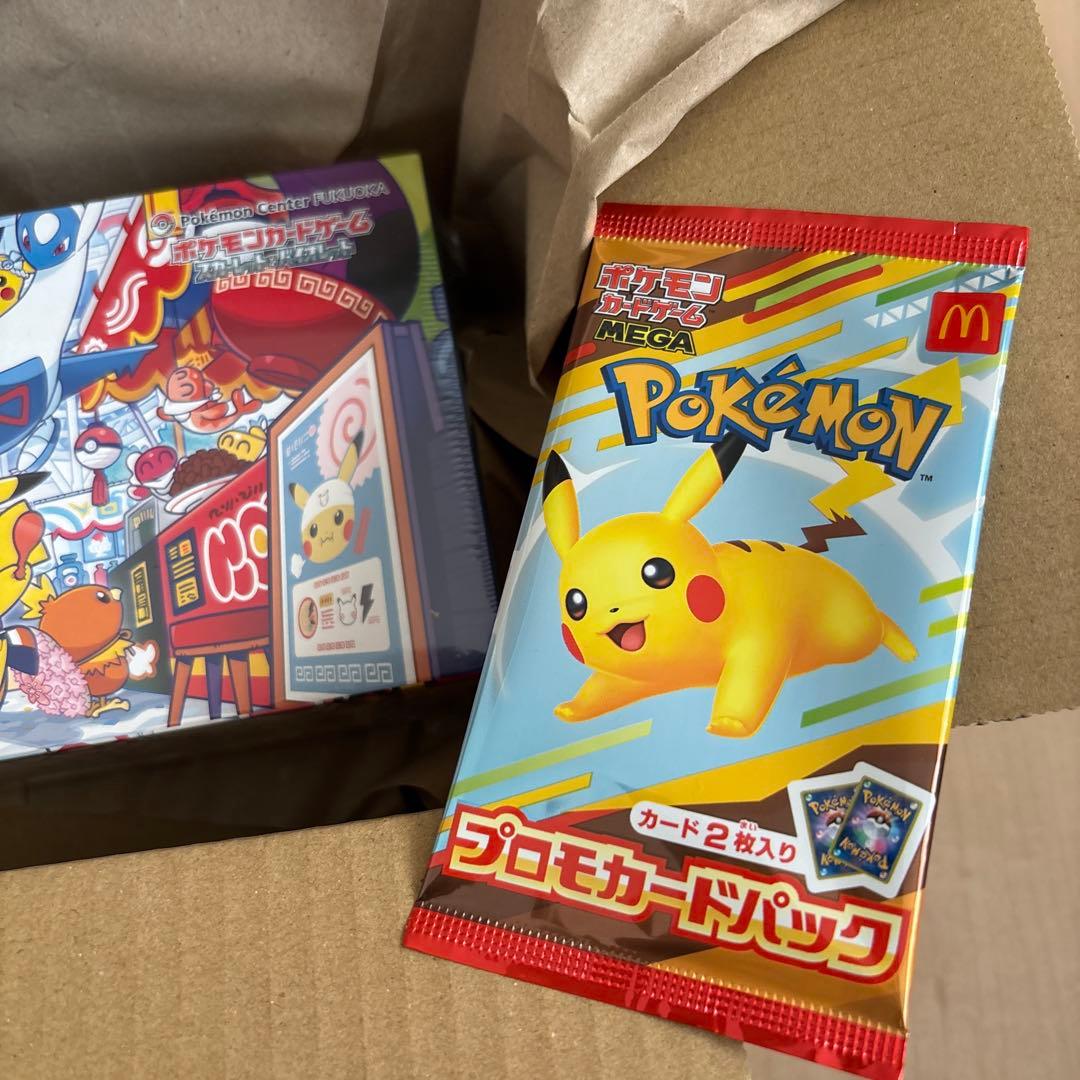 ポケモンセンター フクオカ スペシャルボックス マクドナルドプロモパック付き
