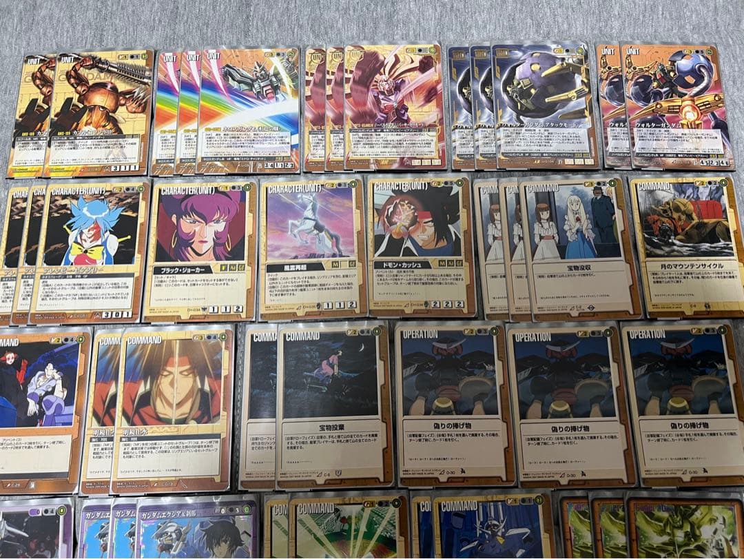 ガンダムウォー 茶 中速MF投棄デッキ サイド付き