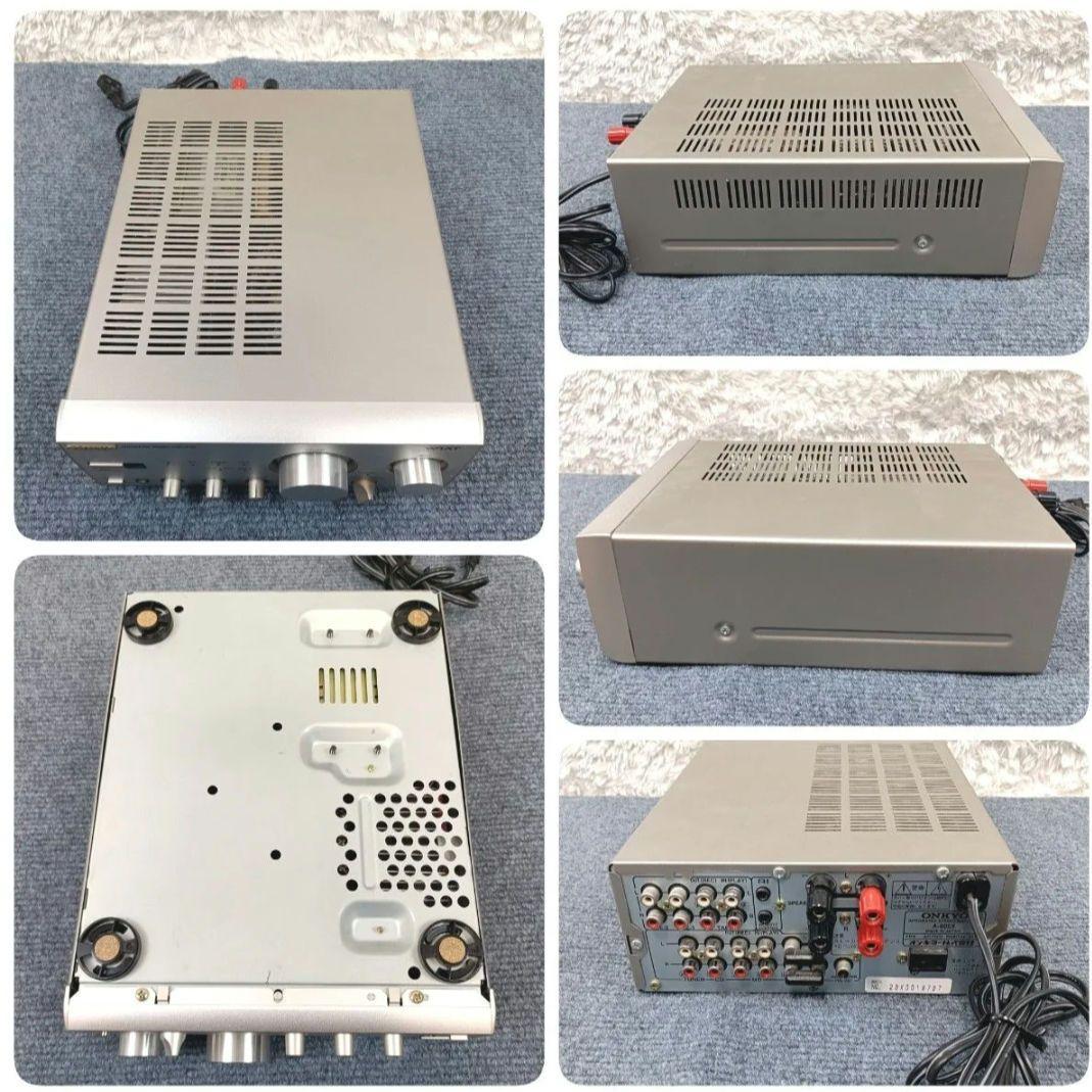ONKYO オンキョー A-905X 説明書 リモコン付 プリメインアンプ