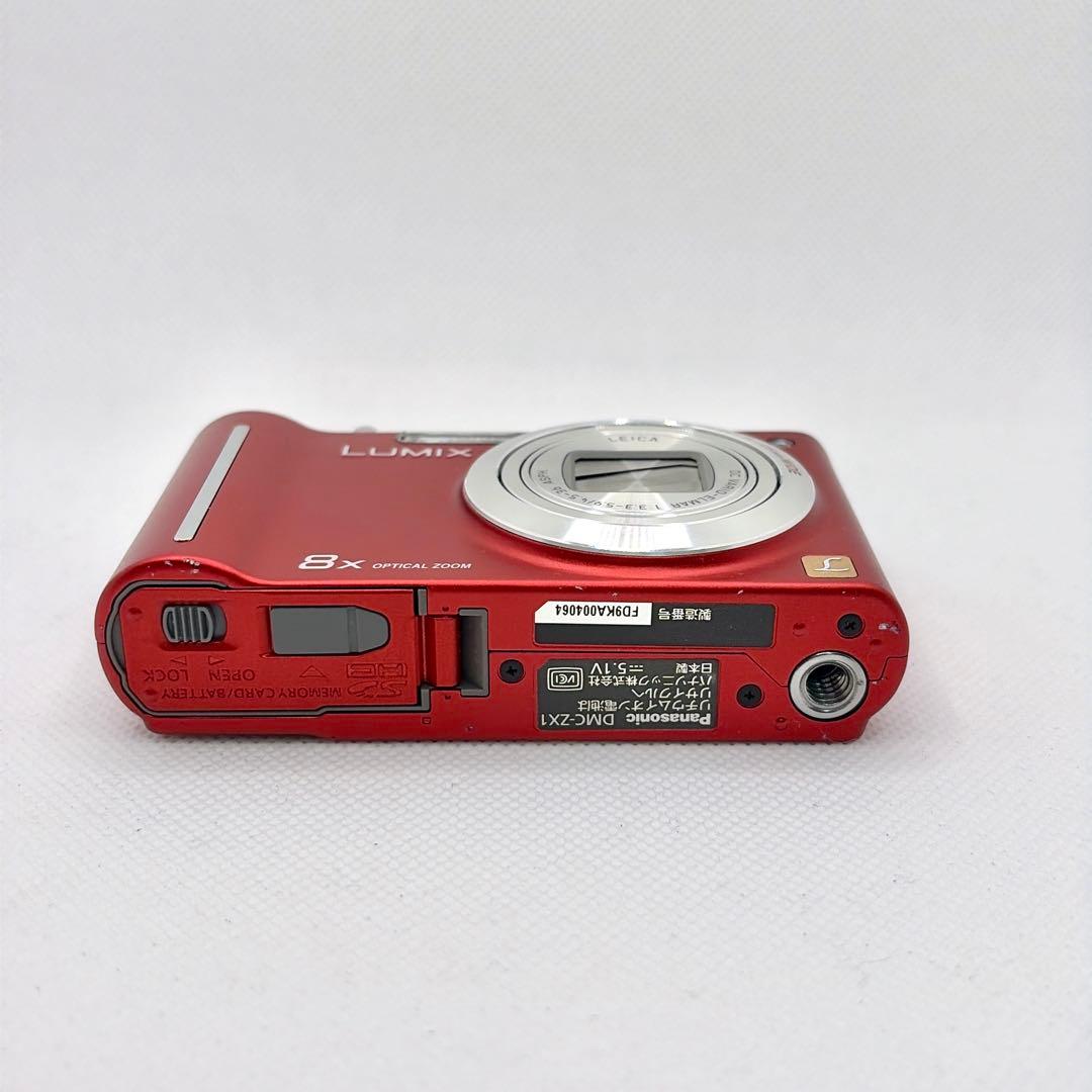 【美品・通電確認済】Panasonic LUMIX DMC-ZX1 レッド