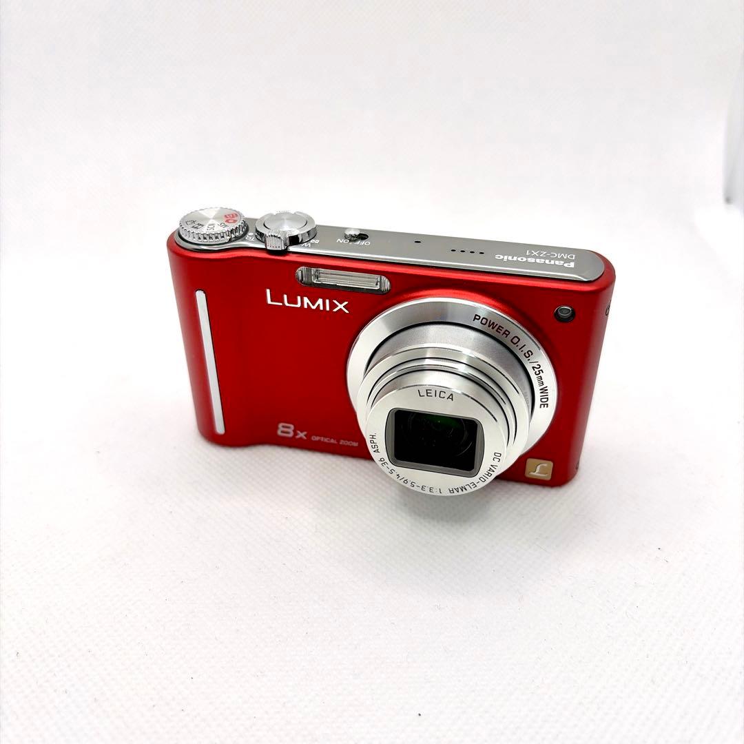 【美品・通電確認済】Panasonic LUMIX DMC-ZX1 レッド