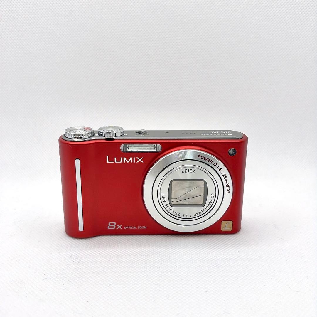 【美品・通電確認済】Panasonic LUMIX DMC-ZX1 レッド