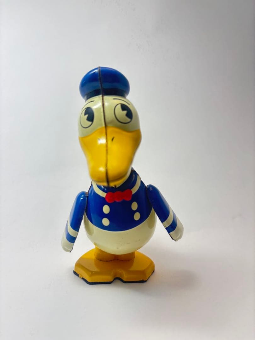 ディズニーヤングエポック社　レトロ　トーイ　コレクション　ドナルドブリキゼンマイ