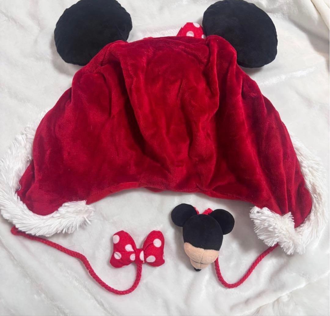 【美品、希少】ミニー クリスマス ファンキャップ
