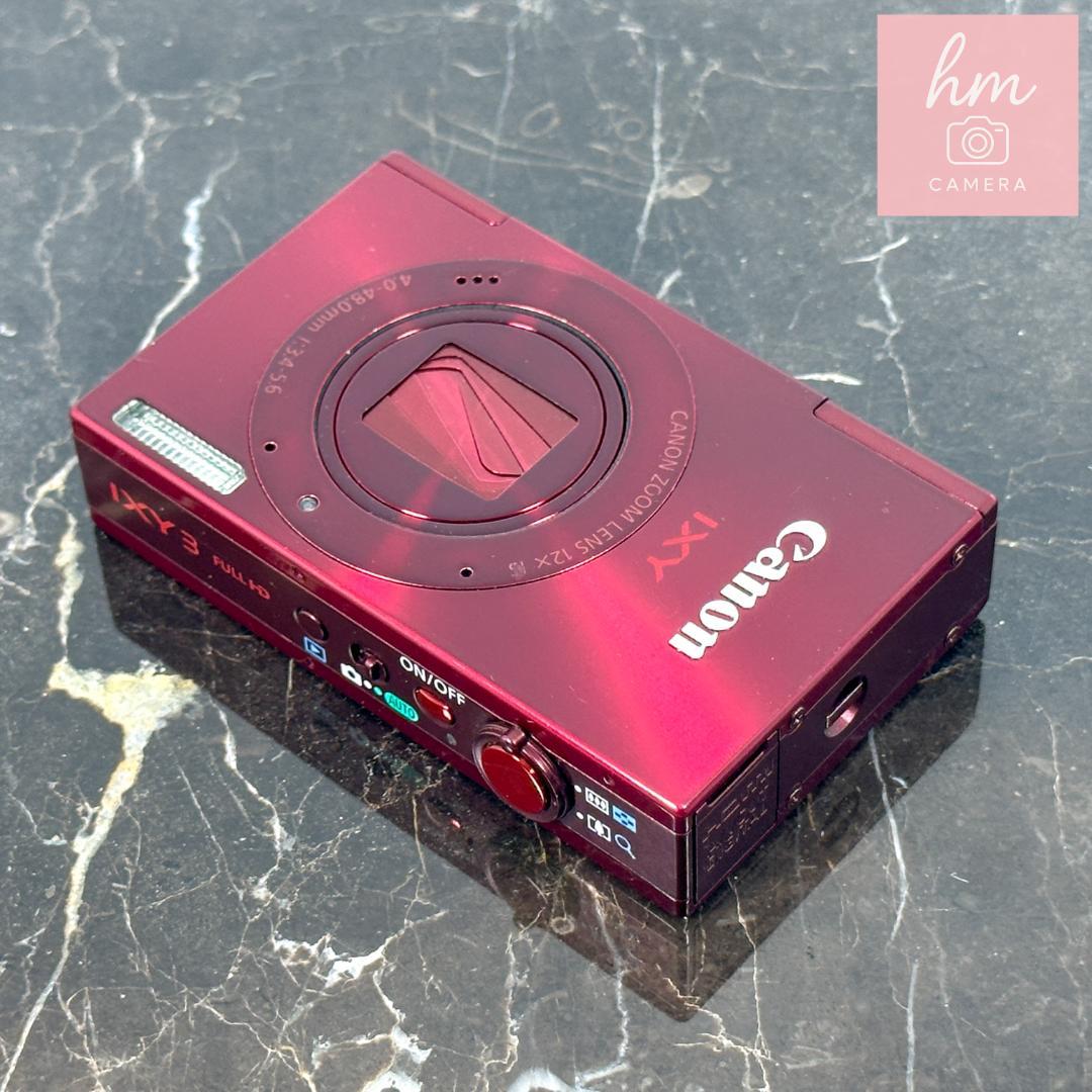 Canon IXY 3 コンパクトデジタルカメラ レッド　赤
