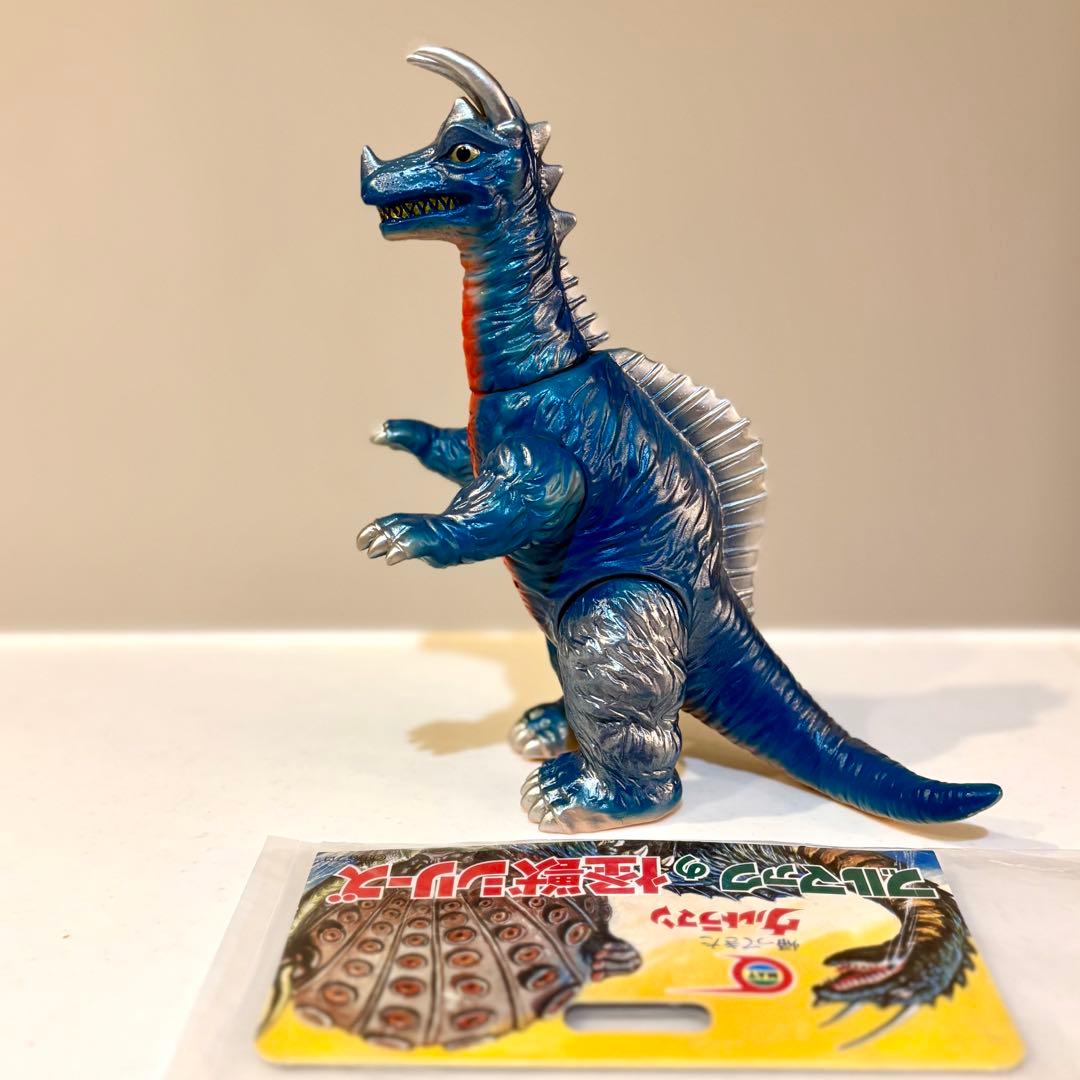 キングザウルス三世　ブルマァク　ソフビ　ポスターカラー