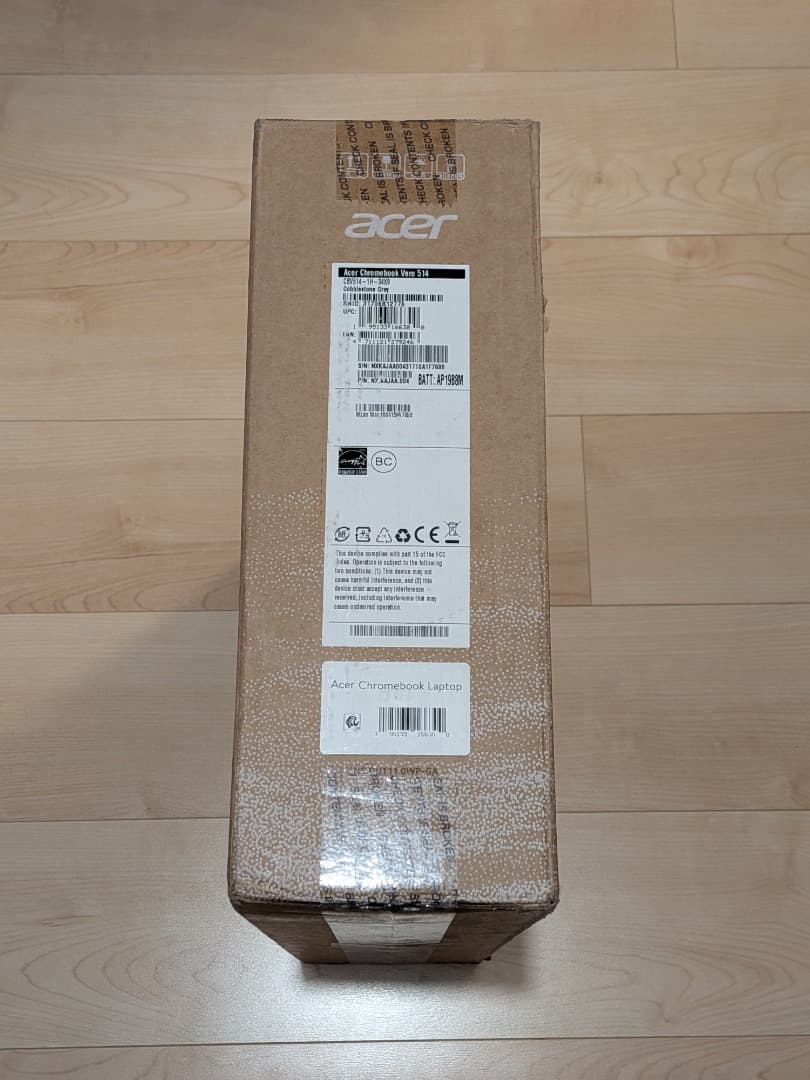 【週末特価】Acer Chromebook Vero 514 8G/128G