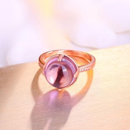 ＜受注制作＞アメジストのリング　SILVER　0628