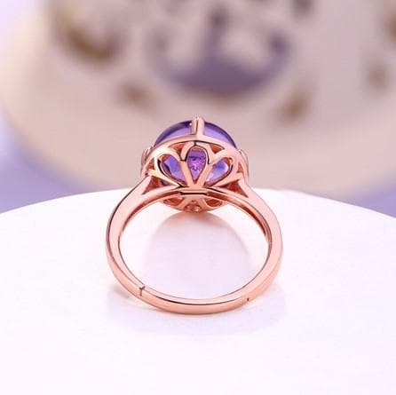 ＜受注制作＞アメジストのリング　SILVER　0628