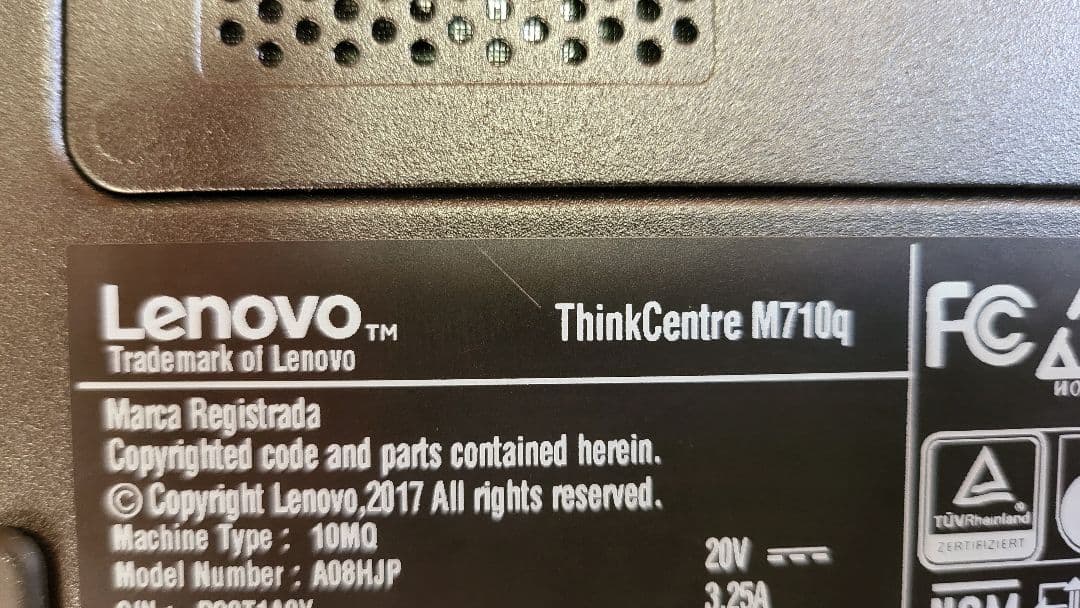 【DVDドライブ付】ThinkCentre M710q Tiny 小型PC