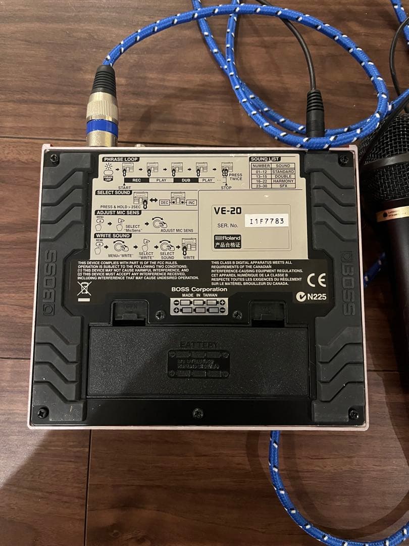 BOSS VE-20 Vocal Performer 純正ACアダプター付