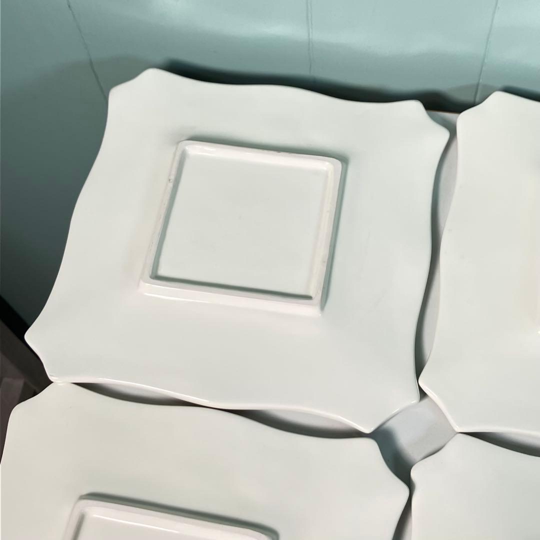 【希少✨】ラフィーネ　皿　6枚セット　リボン　昭和レトロ　アンティーク